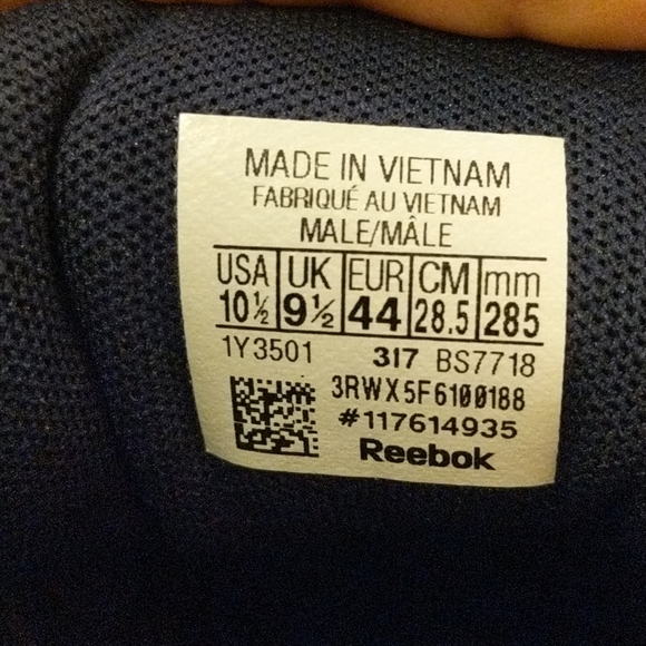 Reebok microweb memory tech as 10.5 blue - Picture 5 of 6